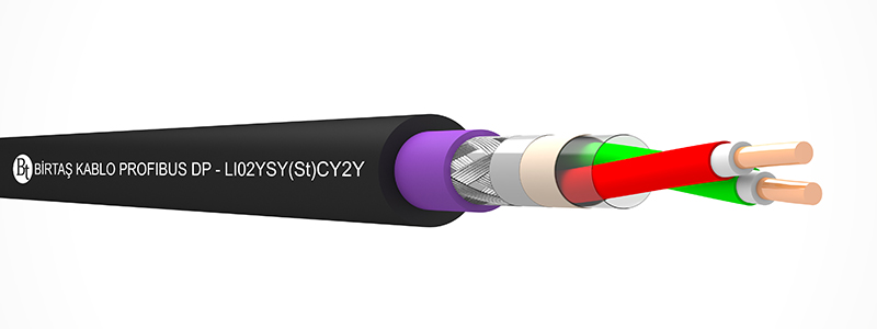 PROFIBUS DP L2/F.I.P – PVC/PE  LI02YSY(ST)CY2Y